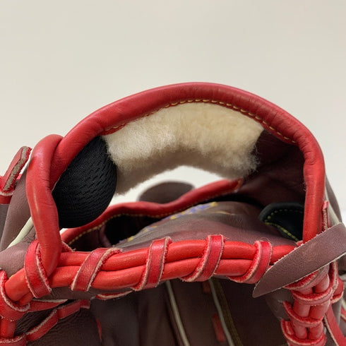 中古品 ミズノ MIZUNO ミズノプロ 硬式 投手用オーダーグローブ HAGA 刺繍有り 5617