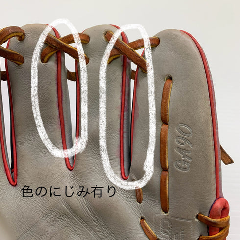 グラブワークス GLOVEWORKS GA90 硬式 大人 一般 内野手用 グローブ グラブ 右投げ 中古品 グローブ袋付き 野球 8687