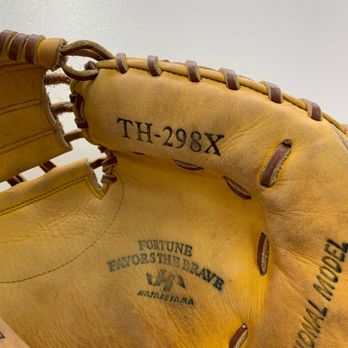ハタケヤマ HATAKEYAMA TH-298X 軟式 大人 一般 キャッチャーミット 捕手 グローブ グラブ 右投げ 中古品 野球 8941