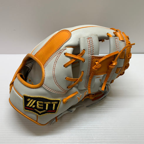 中古品 ゼット ZETT プロステイタス オーダー 軟式 内野手用グローブ BRGPRO 刺繍入り 4255