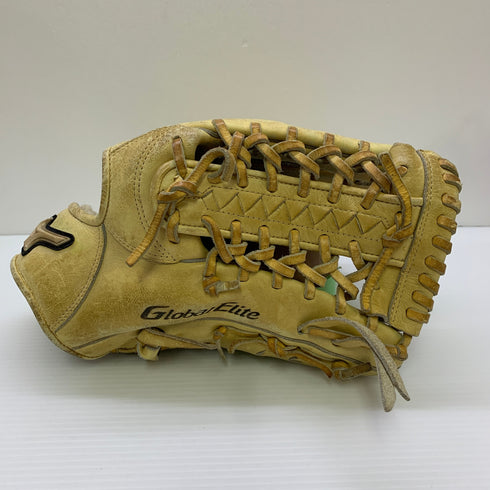 ミズノ MIZUNO グローバルエリート Global Elite 1AJGH14407 軟式 大人 一般 外野手用 グローブ グラブ 右投げ 中古品 グローブ袋付き 野球 9460