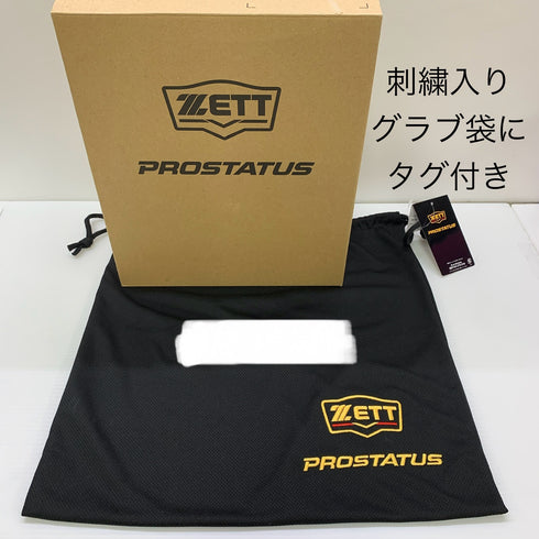 ゼット ZETT プロステイタス PROSTATUS BPC-PRO 硬式 大人 一般 キャッチャーミット 捕手 グローブ グラブ 右投げ 中古品 箱・グローブ袋付き 野球 1183