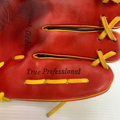 久保田スラッガー KUBOTA SLUGGER オーダー 軟式 大人 一般 内野手用 グローブ グラブ 右投げ 中古品 野球 7066