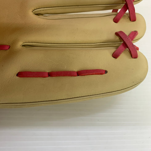 MUJI GLOVE 硬式 大人 一般 外野手用 グローブ グラブ 右投げ 中古品 野球 7686