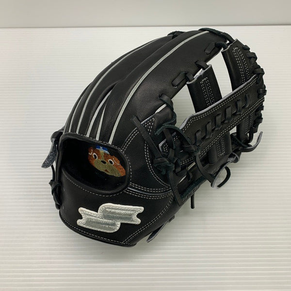 中古品 エスエスケイ SSK オーダー硬式 内野手用グローブ 848型 バンぶる君刺繍あり 4881