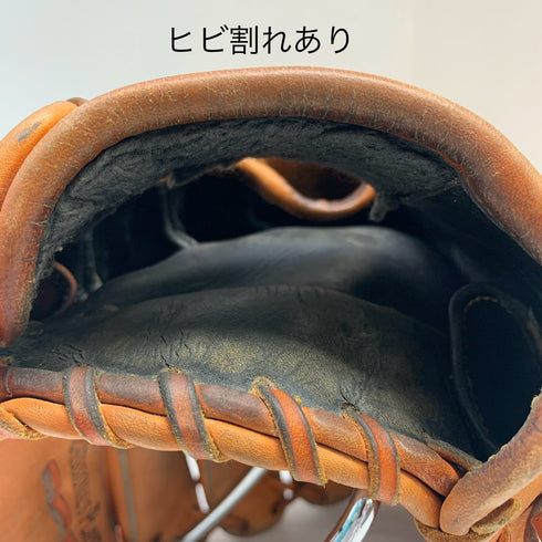 ハイゴールド HI-GOLD 軟式 大人 一般 投手用 グローブ ピッチャー グラブ 右投げ 中古品 野球 7017