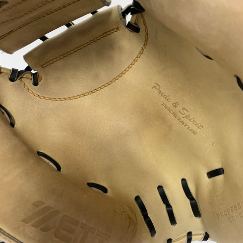 ゼット ZETT プロステイタス 軟式 大人 一般 キャッチャーミット 捕手 グローブ グラブ 右投げ BRCB30292 中古品 野球 6046