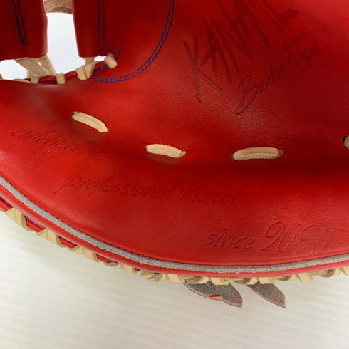 要 KANAME 軟式 大人 一般 キャッチャーミット 捕手 グローブ グラブ 右投げ TYPE-C200R 中古品 野球 6217