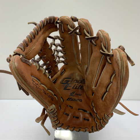 ミズノ MIZUNO グローバルエリート 軟式 大人 一般 外野手用 グローブ グラブ 右投げ 2GN36017 中古品 野球 6189