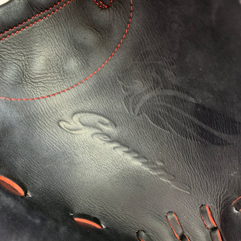 ジェニュイン Genuine 硬式 大人 一般 キャッチャーミット 捕手 グローブ グラブ 右投げ 中古品 グローブ袋付き 野球 9480