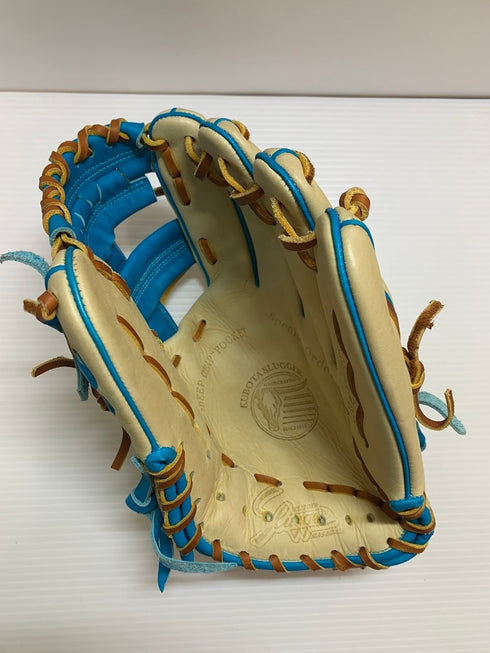 中古品 久保田スラッガー KUBOTA SLUGGER オーダー 軟式 内野手用グローブ 刺繡有り 3619