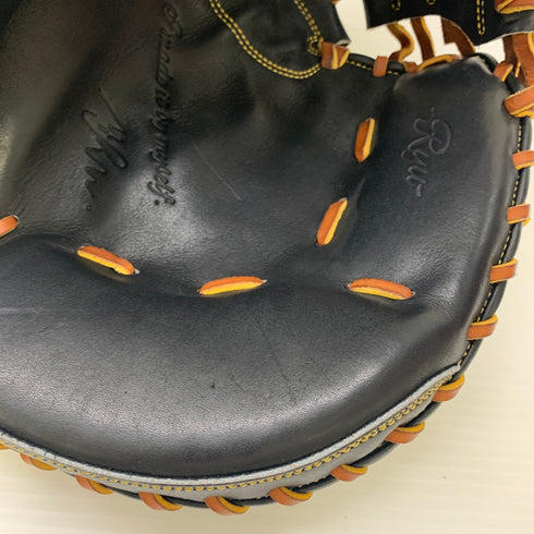 リュウ RYU 201型 硬式 大人 一般 キャッチャーミット 捕手 グローブ グラブ 右投げ グローブ袋付き 野球 7879