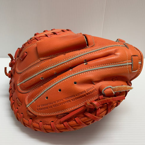 ミズノ MIZUNO グローバルエリート 少年軟式 子ども キャッチャーミット 捕手 グローブ グラブ 右投げ 1AJCY18800 中古品 野球 8307