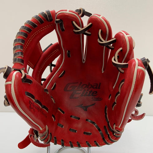 ミズノ MIZUNO グローバルエリート オーダー 軟式 大人 一般 内野手用 グローブ グラブ 右投げ 中古品 野球 6715