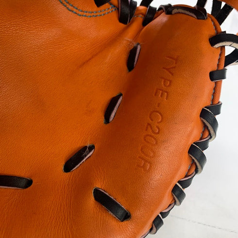 中古品 要 KANAME 軟式 キャッチャーミット TYPE-C200R 5330