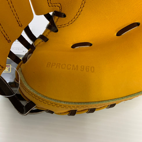 ゼット ZETT プロステイタス 硬式 大人 一般 キャッチャーミット 捕手 グローブ グラブ 右投げ BPROCM960 タグ付き 野球 8222