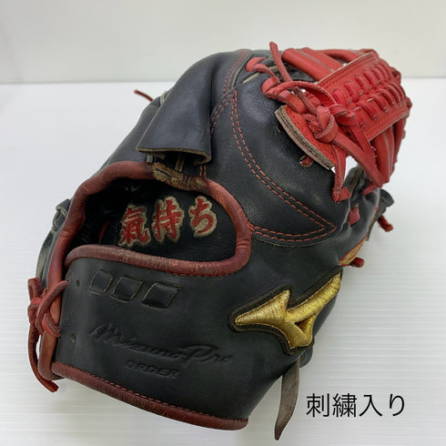 ミズノ MIZUNO ミズノプロ オーダー HAGAJAPAN 硬式 大人 一般 投手用 グローブ ピッチャー グラブ 右投げ 中古品 野球 6150