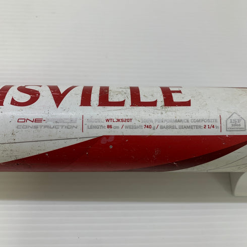 ルイスビルスラッガー Louisville Slugger ソフトボール用 大人 一般 FRP製バット WTLJKS20T 中古 野球 8178