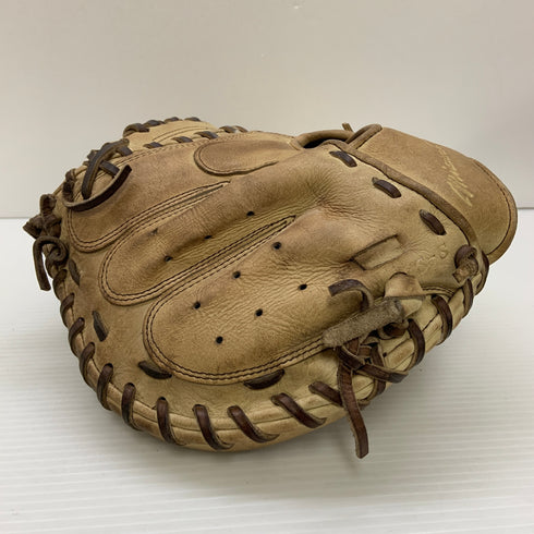 ミズノ MIZUNO ミズノプロ 軟式 大人 一般 キャッチャーミット 捕手 グローブ グラブ 右投げ 1AJCR27200 中古品 グローブ袋付き 野球 7279