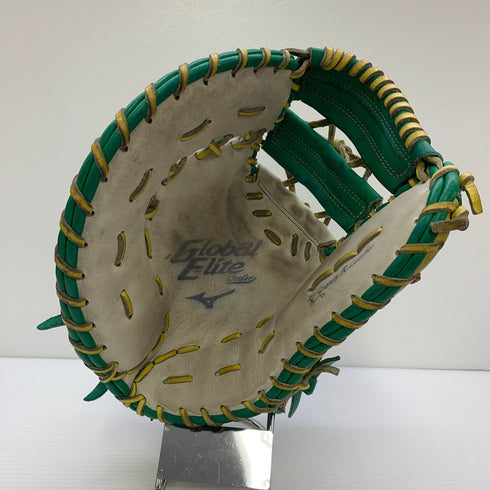 ミズノ MIZUNO グローバルエリート 軟式 大人 一般 ファーストミット 一塁手 グローブ グラブ 左投げ オーダー 中古品 野球 6475