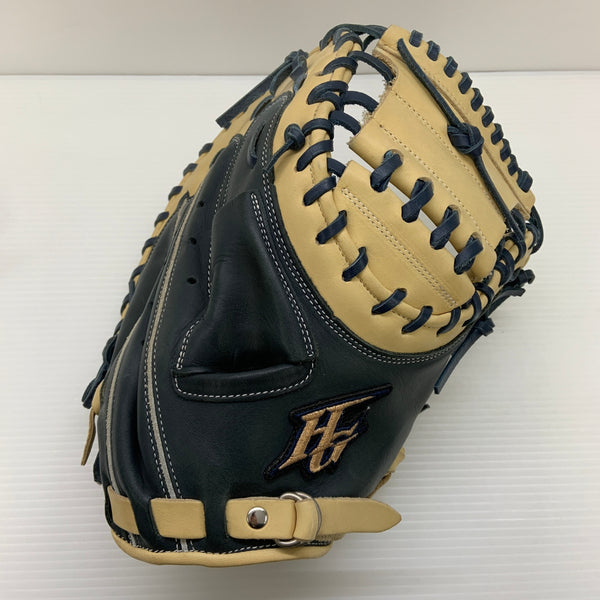 ハイゴールド HI-GOLD ベーシック 軟式・ソフトボール兼用 キャッチャーミット 捕手 グローブ グラブ 右投げ BSG-875M 中古品 野球 6836