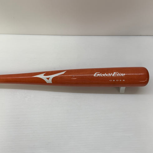 ミズノ MIZUNO グローバルエリート 軟式 大人 一般 木製バット オーダー 中古 野球 7719