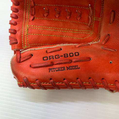 エスエスケイ SSK 軟式 大人 一般 投手用 グローブ ピッチャー グラブ 右投げ ORG-800 中古品 野球 6089
