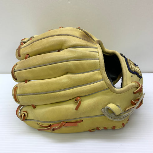 ハイゴールド HI-GOLD KKG-7116YWX 軟式 大人 一般 内野手用 グローブ グラブ 右投げ 中古品 グローブ袋付き 野球 9800