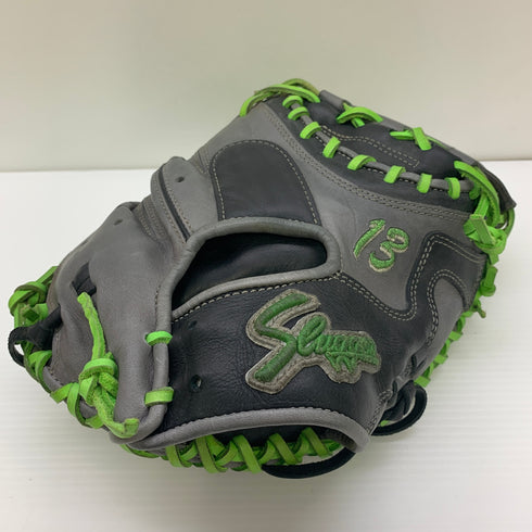 久保田スラッガー KUBOTA SLUGGER 軟式 大人 一般 キャッチャーミット 捕手 グローブ グラブ 右投げ オーダー 中古品 野球 9577