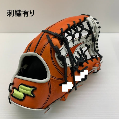 中古品 エスエスケイ SSK スペシャルオーダー 軟式 外野手用グローブ 刺繡有り 5415