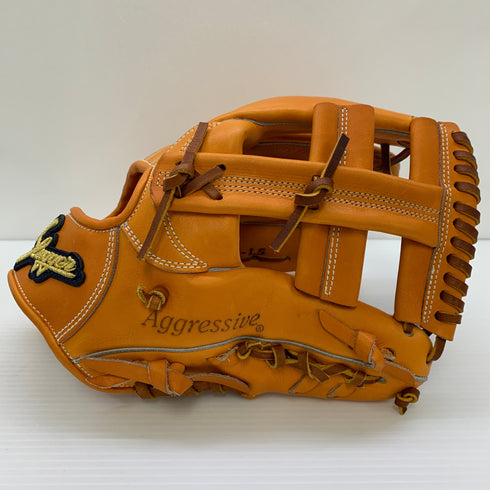 久保田スラッガー KUBOTA SLUGGER 硬式 大人 一般 内野手用 グローブ グラブ 右投げ KSG-L5 中古品 グローブ袋付き 野球 5974
