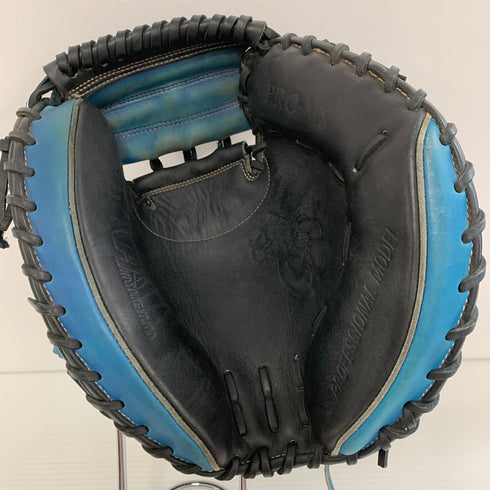 ハタケヤマ HATAKEYAMA 軟式 大人 一般 キャッチャーミット 捕手 グローブ グラブ 右投げ PRO-M18 中古品 野球 7958