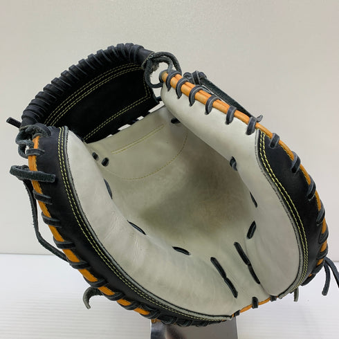 ミズノ MIZUNO ミズノプロ 軟式 大人 一般 キャッチャーミット 捕手 グローブ グラブ 右投げ 中古品 野球 7643