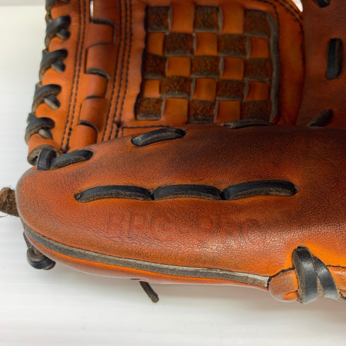 ゼット ZETT PROSTATUS 硬式 大人 一般 内野手用 グローブ グラブ 右投げ 中古品 野球 7398