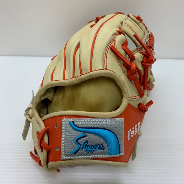 久保田スラッガー KUBOTA SLUGGER 硬式 大人 一般 外野手用 グローブ グラブ 右投げ 中古品 箱・グローブ袋付き 野球 6733