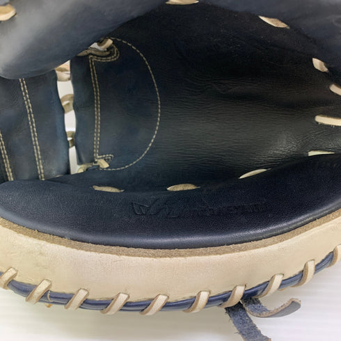 ハタケヤマ HATAKEYAMA 硬式 大人 一般 キャッチャーミット 捕手 グローブ グラブ 右投げ 中古品 野球 9743