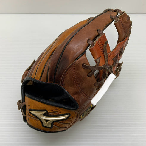 ミズノ MIZUNO グローバルエリート 軟式 大人 一般 内野手用 グローブ グラブ 右投げ オーダー 中古品 野球 7292