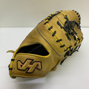 ハタケヤマ HATAKEYAMA TH-371Y 軟式 大人 一般 ファーストミット 一塁手 グローブ グラブ 右投げ 中古品 野球 1190