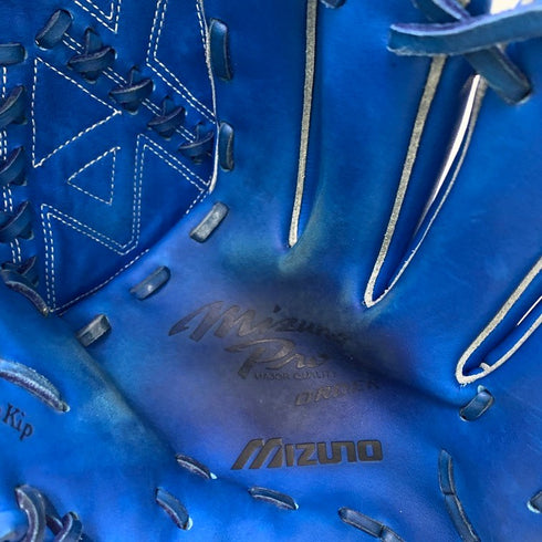 中古品 ミズノ MIZUNO ミズノプロ 硬式 投手用オーダーグローブ 刺繍入り 4179