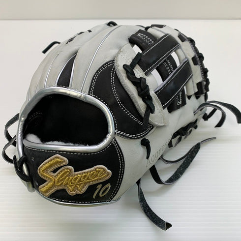 中古品 久保田スラッガー KUBOTA SLUGGER スペシャルオーダー 硬式 内野手用グローブ 刺繡入り 5651