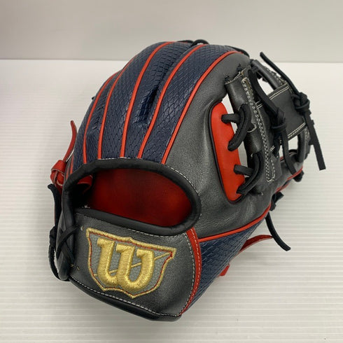 中古品 ウィルソン Wilson ワナビーヒーロー 軟式 内野手用グローブ RHV86H 4510