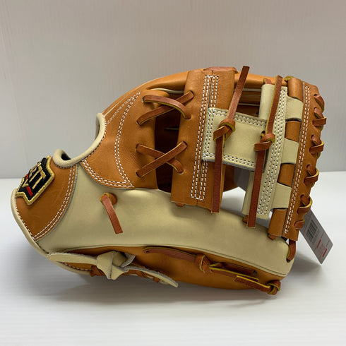 ゼット ZETT プロステイタス 軟式 大人 一般 二塁手・遊撃手用 グローブ グラブ 右投げ BRGB32556F タグ付き 野球 7586