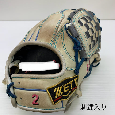 ゼット ZETT プロステイタス オーダー 軟式 大人 一般 内野手用 グローブ グラブ 右投げ BRGPRO 中古品 野球 7094