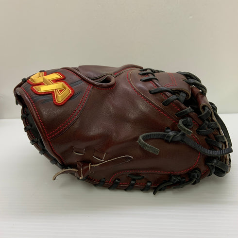 ハタケヤマ HATAKEYAMA PBW-7209 硬式 大人 一般 キャッチャーミット 捕手 グローブ グラブ 右投げ 中古品 野球 9069