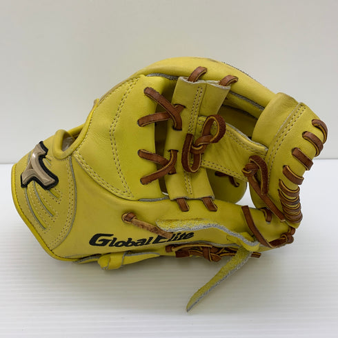 ミズノ MIZUNO グローバルエリート 軟式 大人 一般 内野手用 グローブ グラブ 右投げ 1AJGR14313 中古品 野球 5945