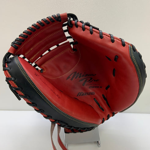 ミズノ MIZUNO ミズノプロ mizunopro 硬式 大人 一般 キャッチャーミット 捕手 グローブ グラブ 右投げ オーダー 中古品 グローブ袋付き 野球 8581