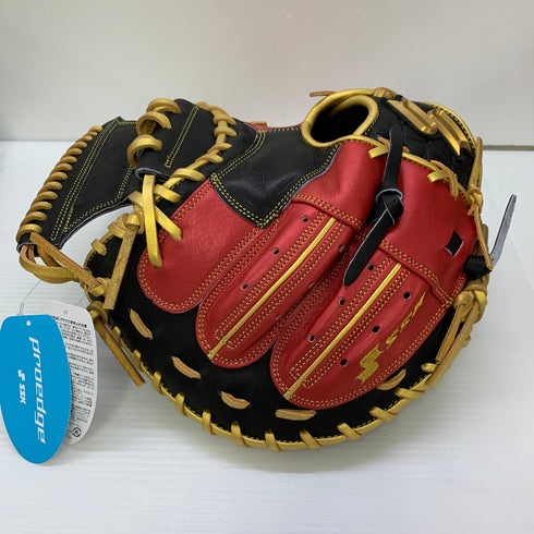 エスエスケイ SSK プロエッジ 軟式 大人 一般 キャッチャーミット 捕手 グローブ グラブ 右投げ PENM4423AL タグ付き グローブ袋付き 野球 6196