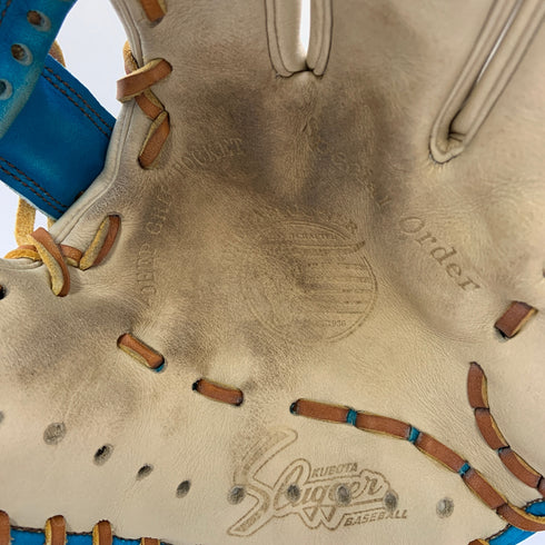 久保田スラッガー KUBOTA SLUGGER オーダー 軟式 大人 一般 内野手用 グローブ グラブ 右投げ 中古品 野球 7980