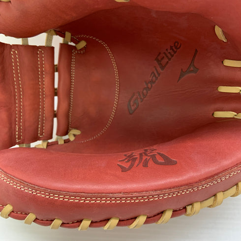 ミズノ MIZUNO グローバルエリート Global Elite 1AJCR34310 軟式 大人 一般 キャッチャーミット 捕手 グローブ グラブ 右投げ 中古品 野球 9007