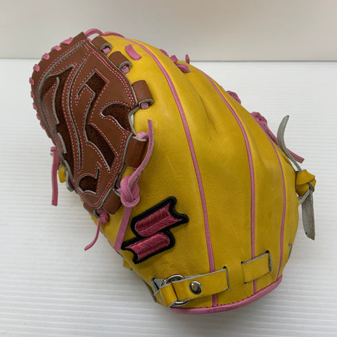 エスエスケイ SSK プロエッジ 軟式 大人 一般 投手用 グローブ ピッチャー グラブ 左投げ オーダー 中古品 グローブ袋付き 野球 8057